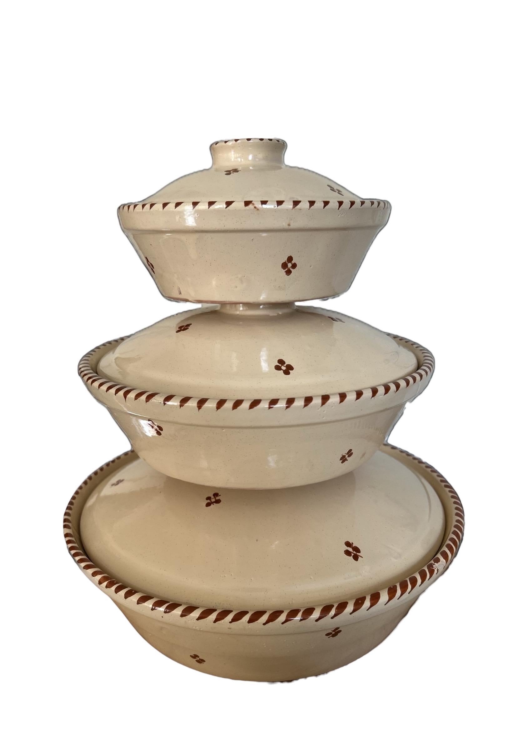 Handmade Tunisian Ceramic Tagine Base | Traditional Hand-Painted Serving Dish