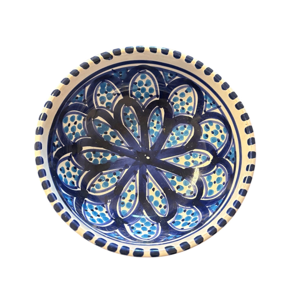 Handmade Tunisian Ceramic Bowl – Blue