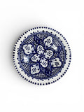 Hand-Painted Tunisian Ceramic Plate | Handmade Everyday Shallow Bowl