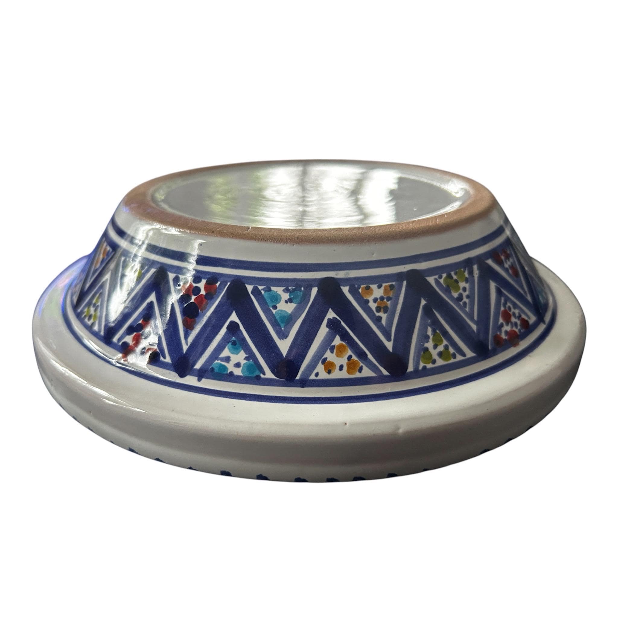 Handmade Ceramic Tagine Dish | Black & White Calligraphy Serving Tagine | Decorative Kitchenware