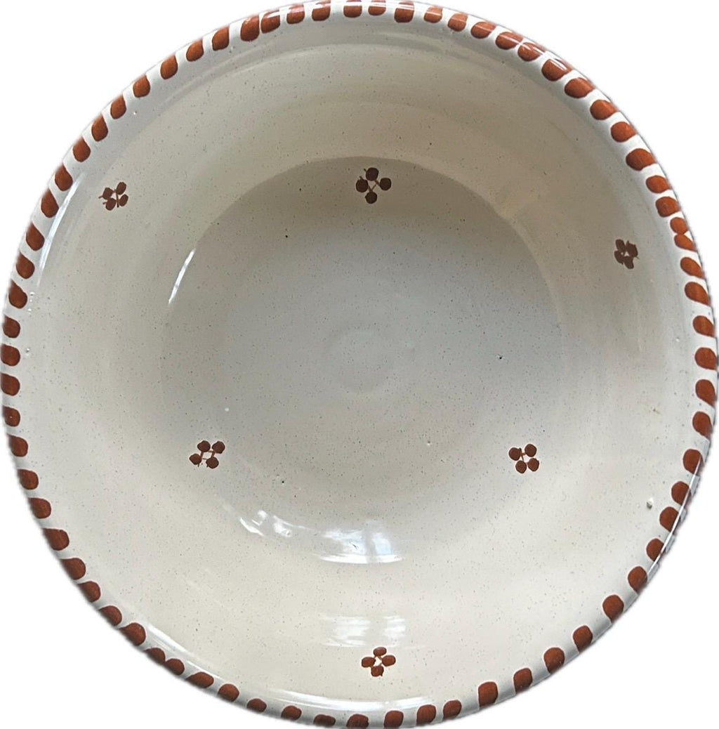 Hand-Painted Tunisian Ceramic Soup & Cereal Bowl | Handmade Everyday Bowl