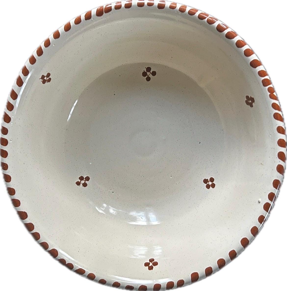 Hand-Painted Tunisian Ceramic Soup & Cereal Bowl | Handmade Everyday Bowl