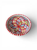 Handmade Tunisian Ceramic Bowl – Red